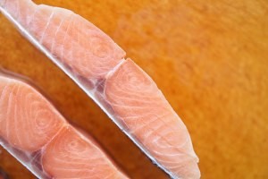 美味可口的三文鱼