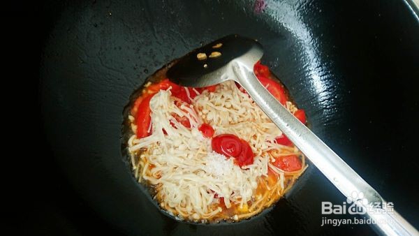 番茄金针菇怎么做