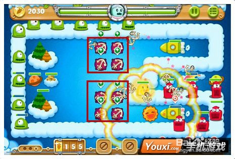 保卫萝卜2第52关攻略