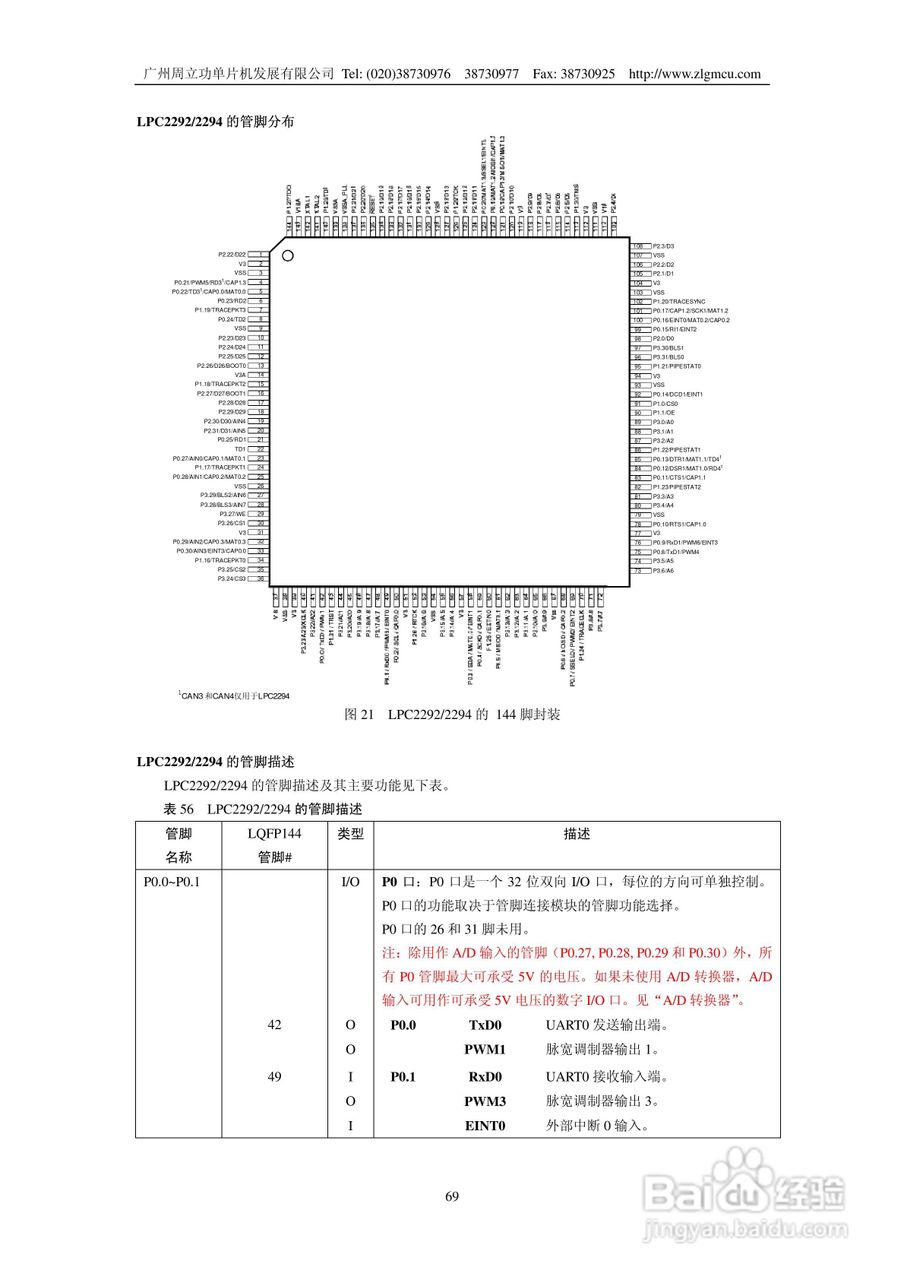 周立功LPC2119微控制器使用说明书:[7]