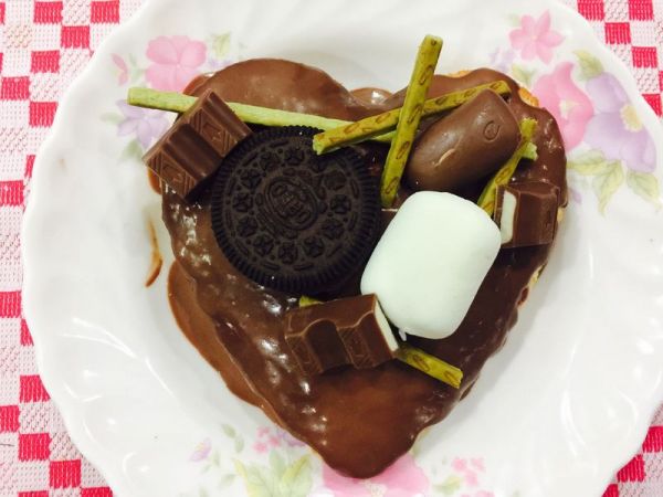 淋面黑白天使蛋糕