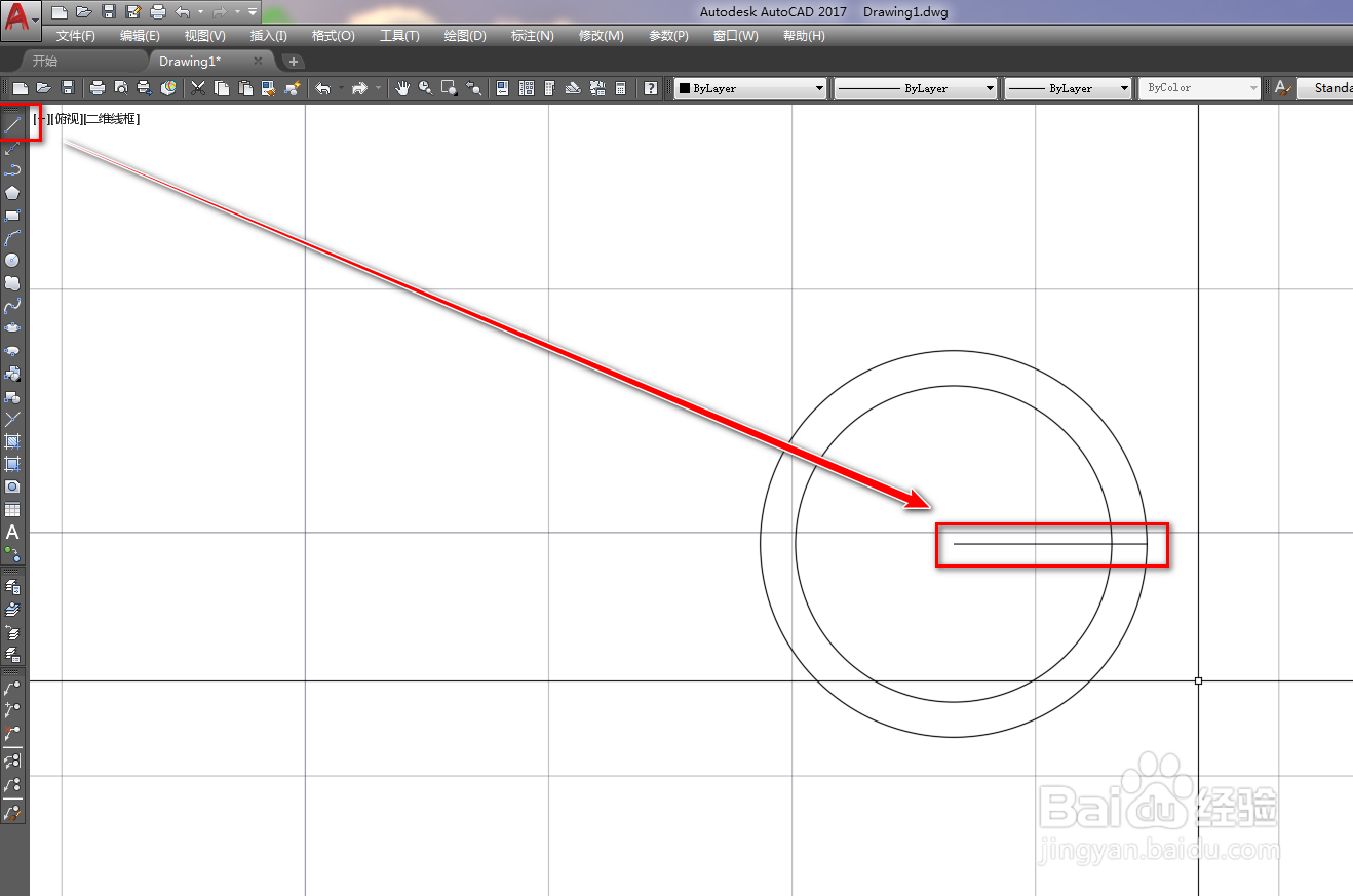 使用CAD绘制人脸识别器图形符号