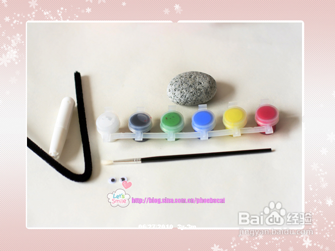亲子手工坊：石头彩绘（组图）