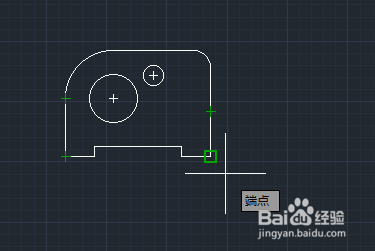 OUTCAD中如何让光标稍靠近特定点就能捕捉该点？