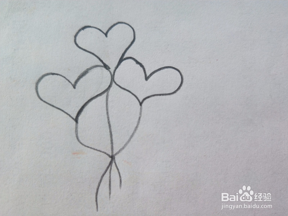 情人节快乐简笔画