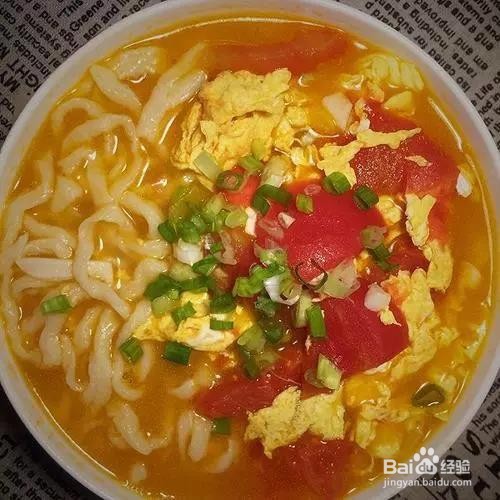 怎样做西红柿鸡蛋手擀面（图解）