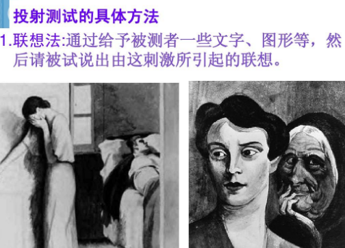 最著名的个性透射法包括