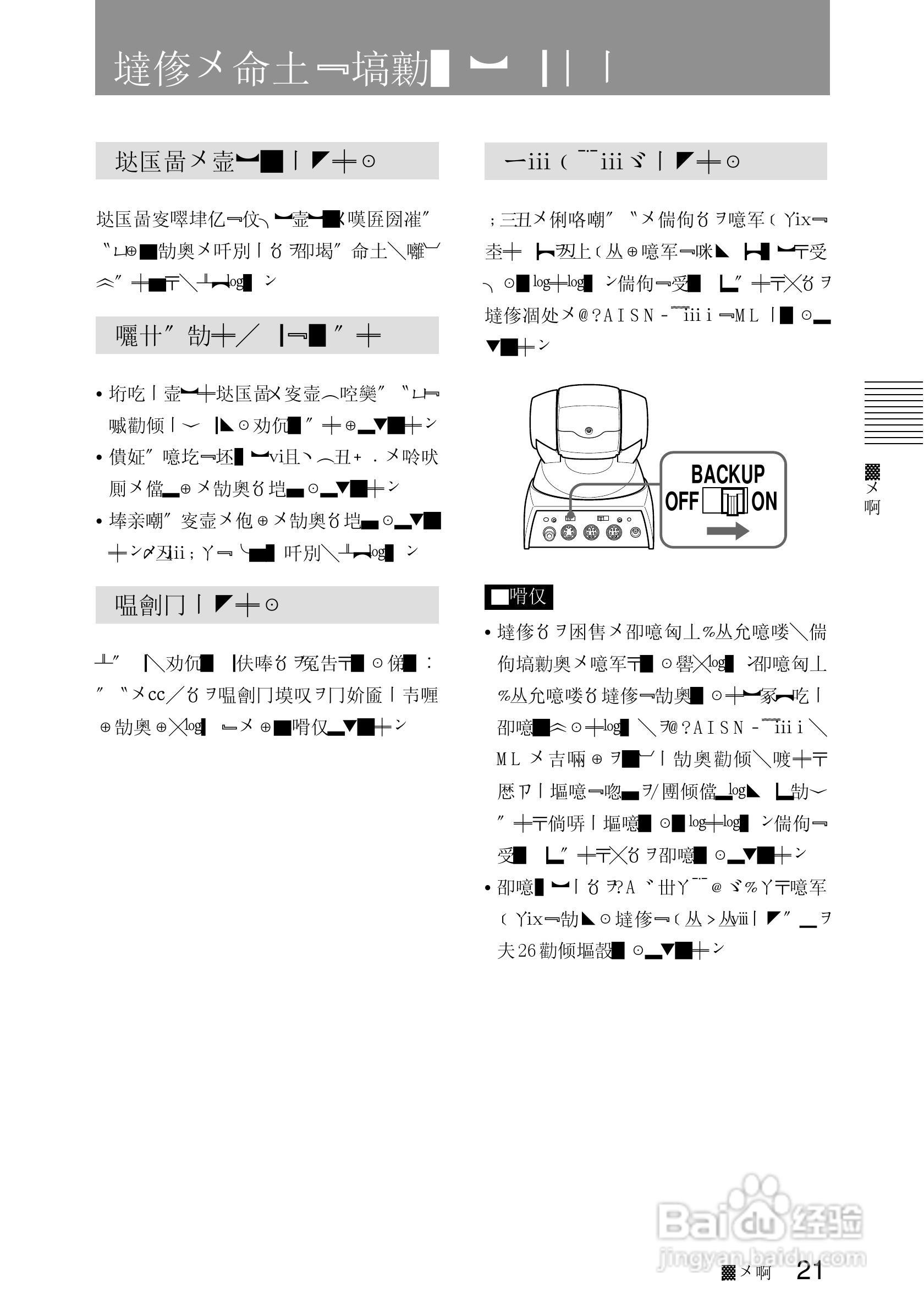 SONY EVI-D100视频摄像机说明书:[3]
