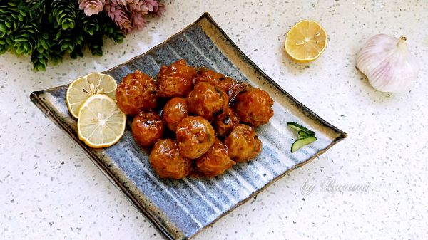 茄汁藕丸 炸藕丸