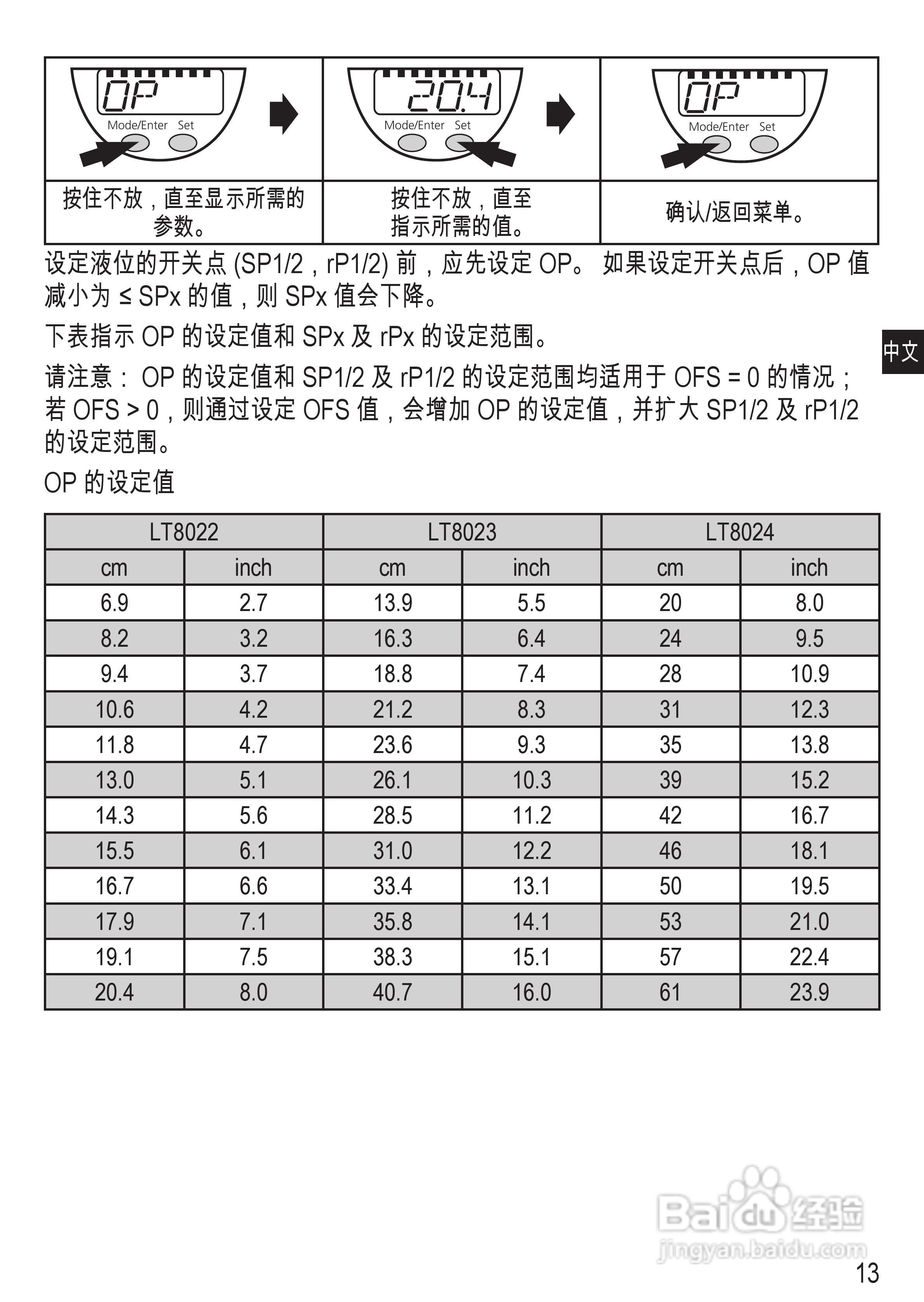 IFM LT80电子液位和温度传感器操作说明书:[2]