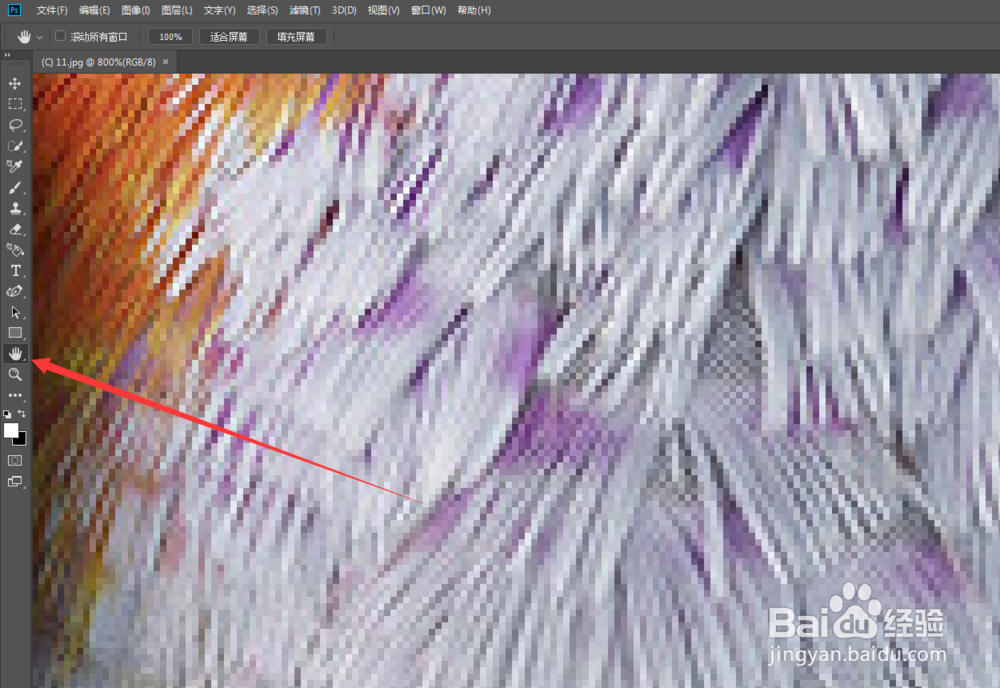 教你PS软件里面中如何快速放大、缩小。