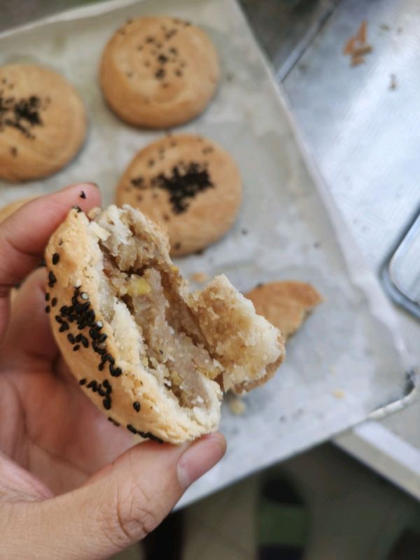酥脆松软板栗饼简单操作