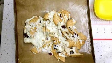 消化饼干雪花酥的做法