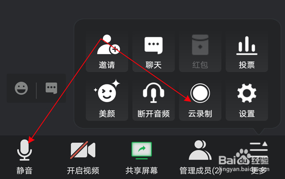 腾讯会议录屏可以录声音吗