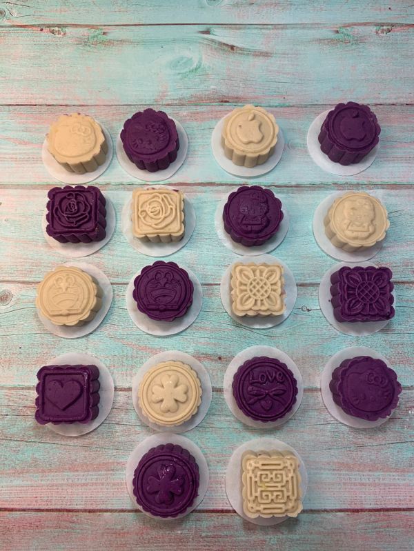 紫薯土豆糯米肉松饼