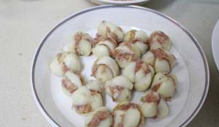 百合蒸肉的做法