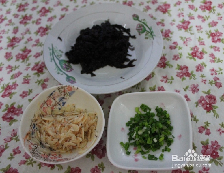 虾皮紫菜汤（清淡补钙汤）