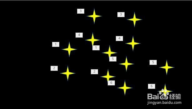 在幻灯片中如何实现夜空中闪烁的星星