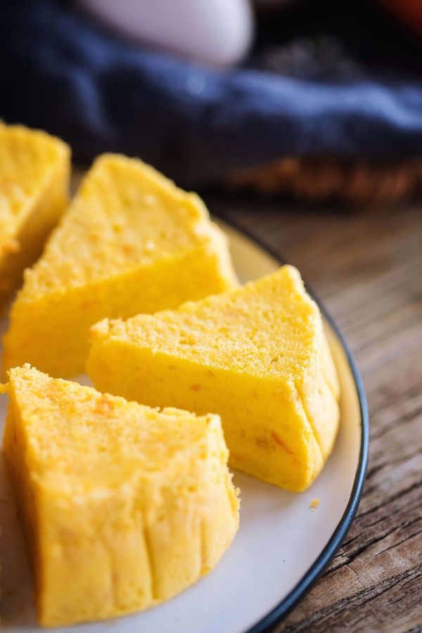 胡萝卜戚风蒸蛋糕