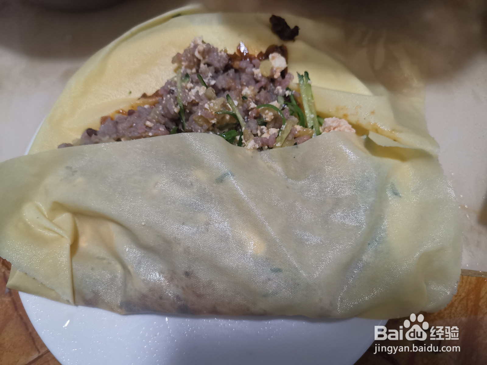 辣酱味干豆腐饭卷