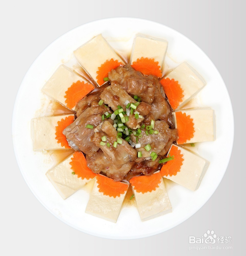 蒸箱菜谱：排骨蒸豆腐