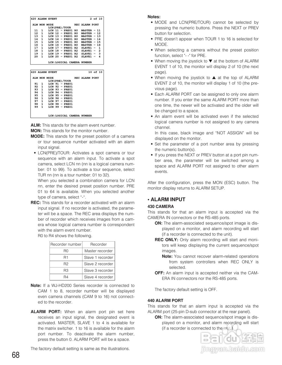 松下WJ-SX150A矩阵切换器使用说明书:[7]