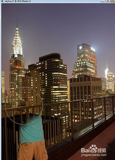 photoshop去掉旅游照片中不想留的人物实例教程