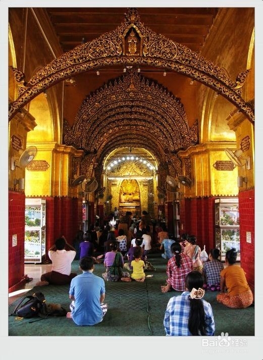 古老的缅甸马哈木尼寺游记