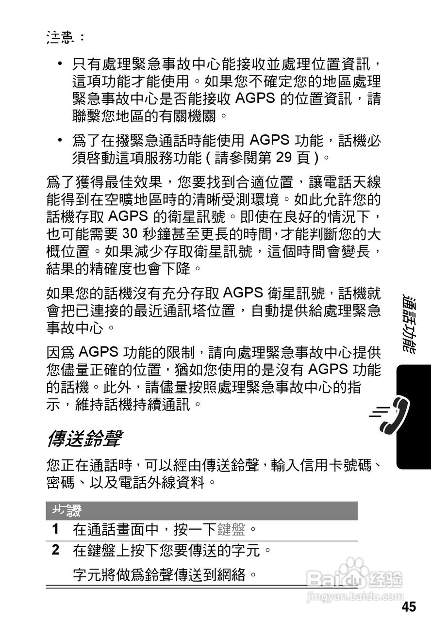 摩托罗拉A925手机使用说明书:[5]
