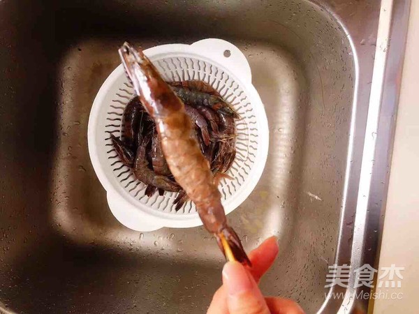 豆豉串串虾的做法