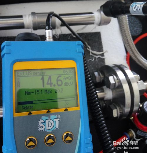 如何使用SDT270进行压缩空气泄漏检测