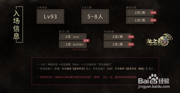 龙之谷符文龙巢穴攻略