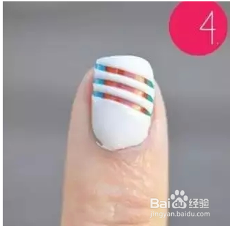 夏季彩色美甲教程