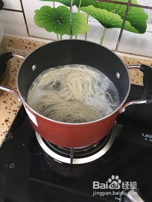 食补养生紫甘蓝蔬菜面的做法