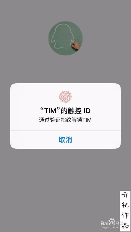 玩转TIM技巧009:：TIM手机版如何开启指纹解锁