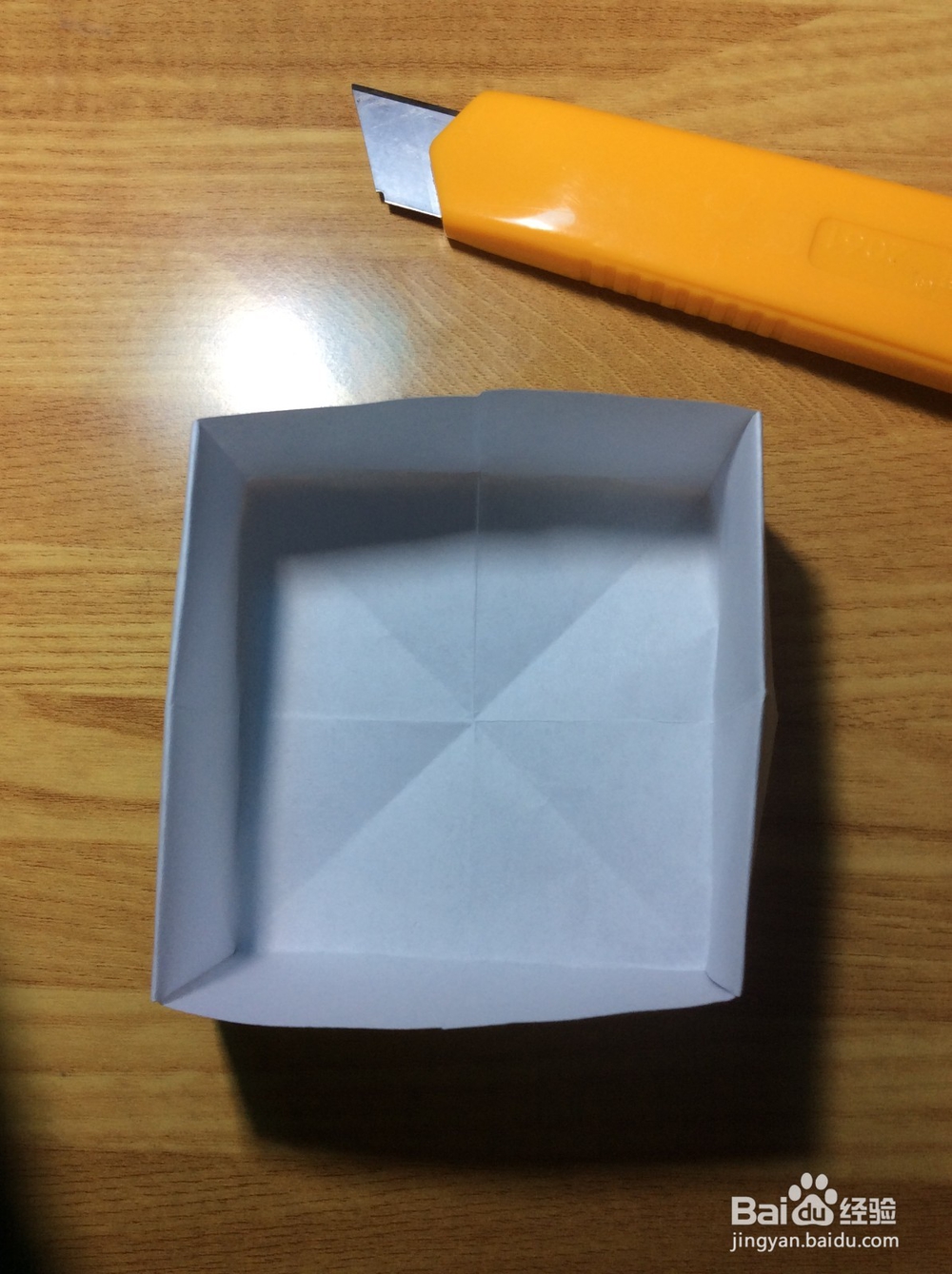 如何用折纸折垃圾盒子 折纸简易垃圾筐装瓜子壳