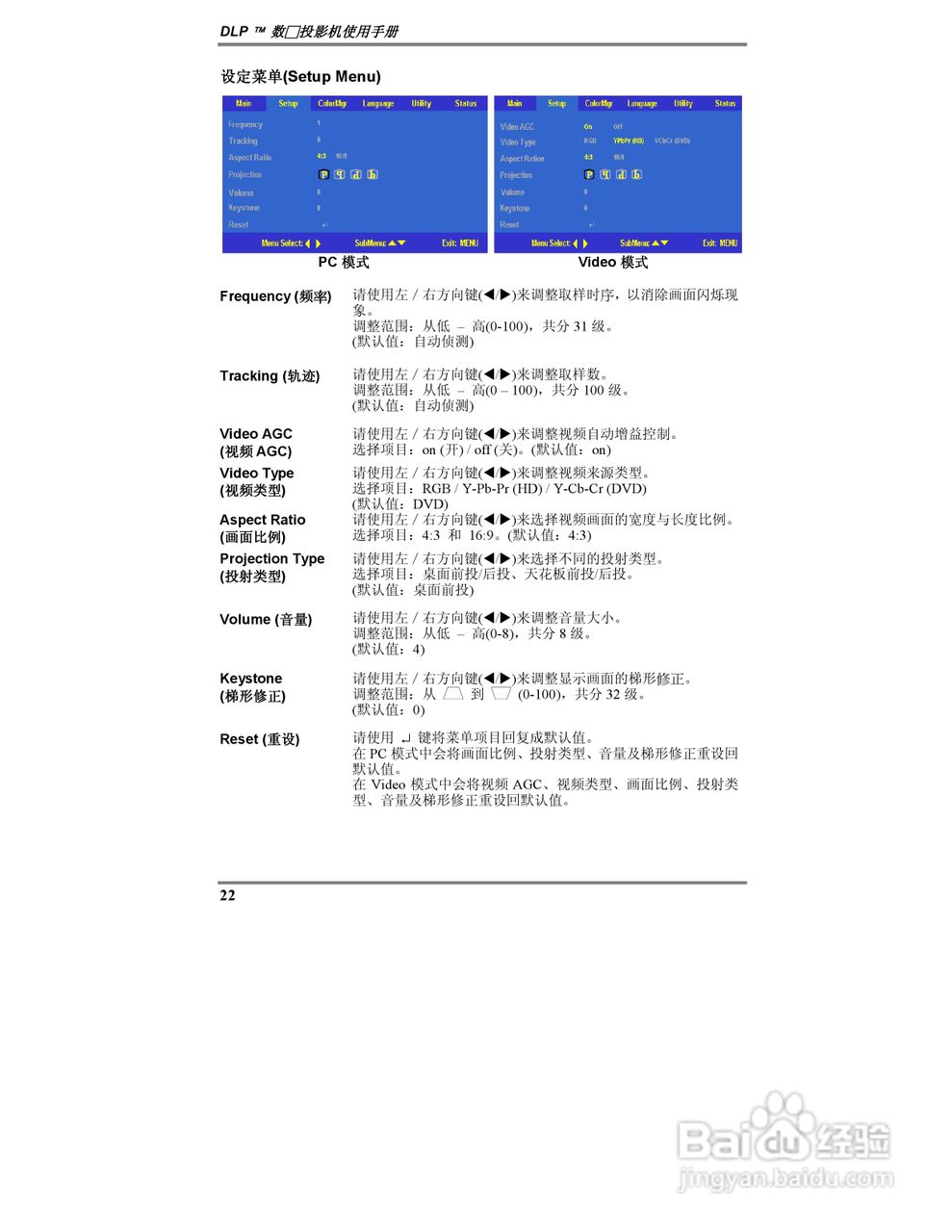 丽讯Vivitek D315投影机说明书:[3]