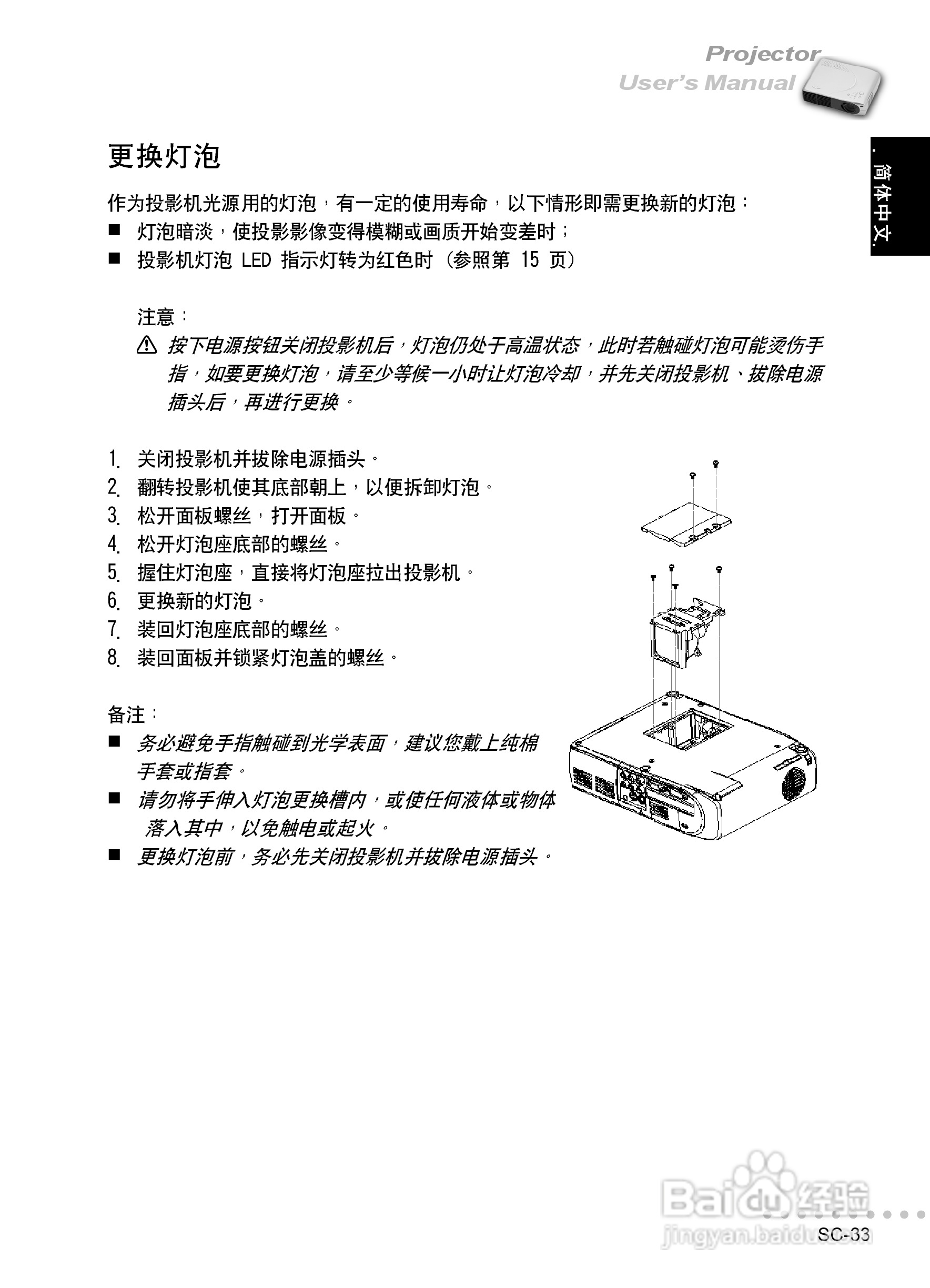 丽讯Vivitek L618V投影机说明书:[4]