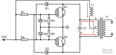 zvs无抽头感应加热电路制作与波形图