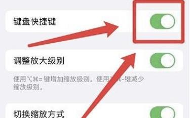 怎么打开iphone键盘快捷键？