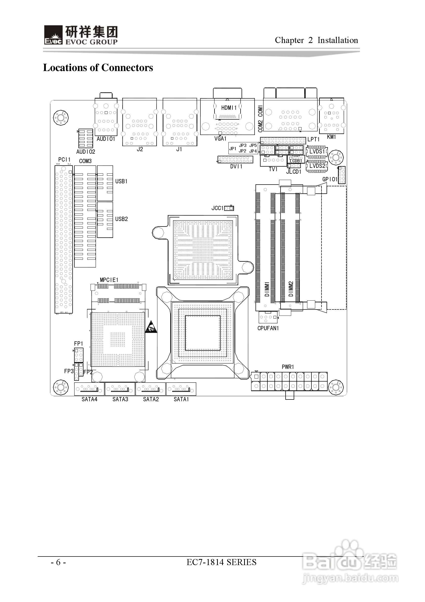 研祥Mini-ITX主板EC7-1814L2NA说明书:[6]