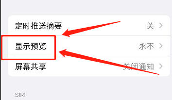苹果如何在解锁时显示及通知预览