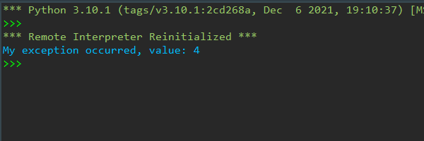 Python中的错误及异常处理