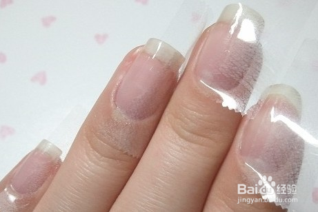 贴花条纹美甲DIY教程