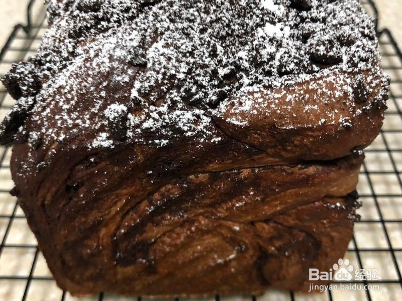 冬日巧克力榛子雪顶吐司的做法