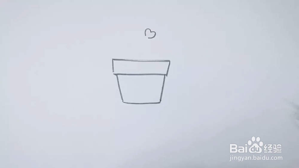 怎么画盆栽三叶草