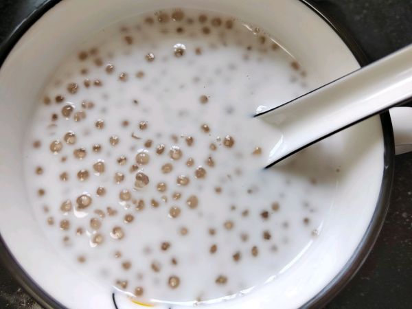 红豆芒果西米露