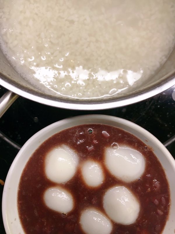 醪糟红豆沙汤圆