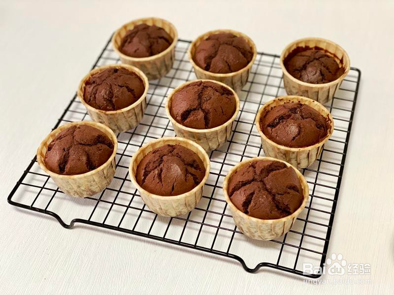 可可纸杯蛋糕🧁的做法