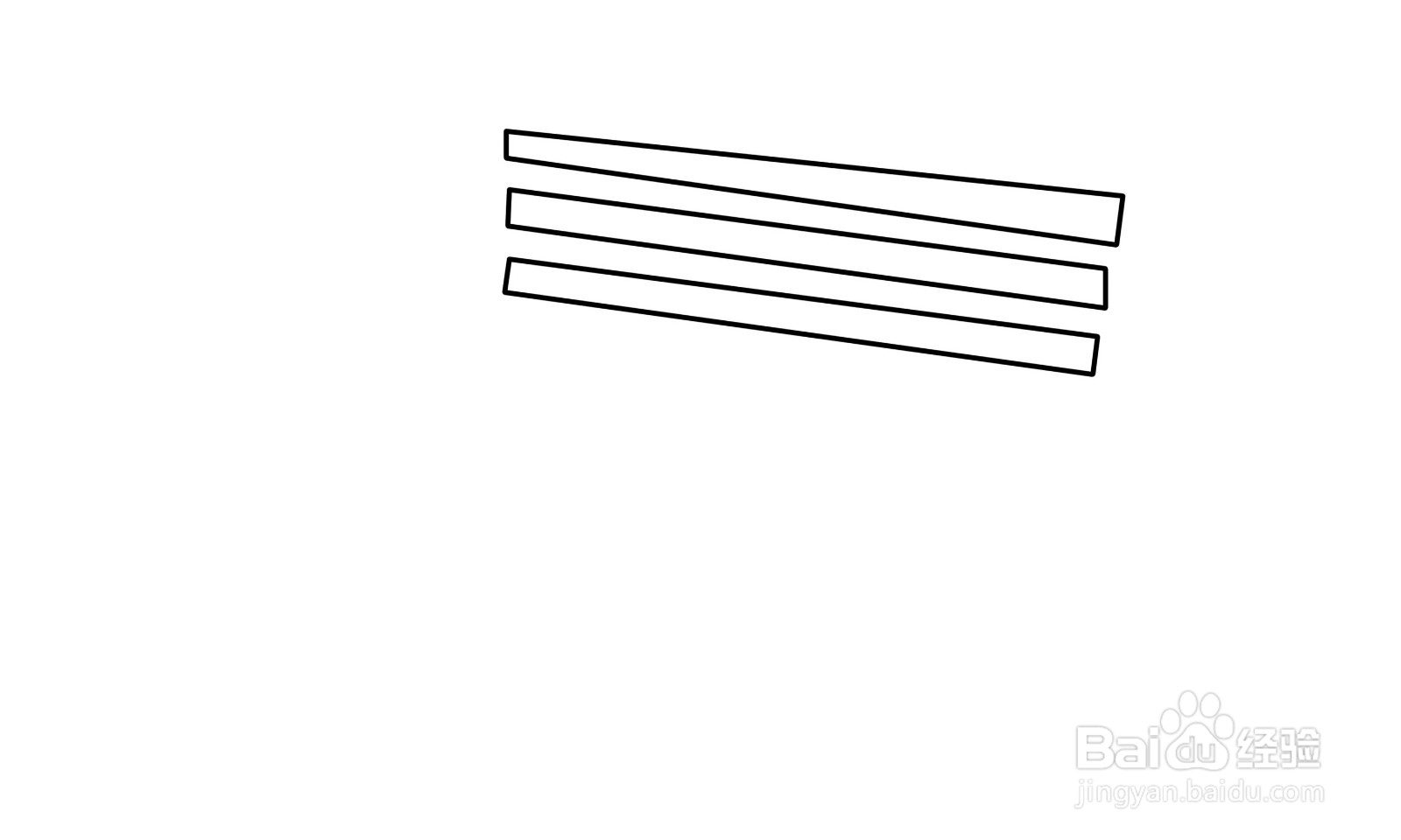 简笔画长凳怎么画?